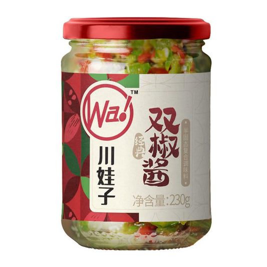 Sichuan Wazi Double Pepper Sauce 230g