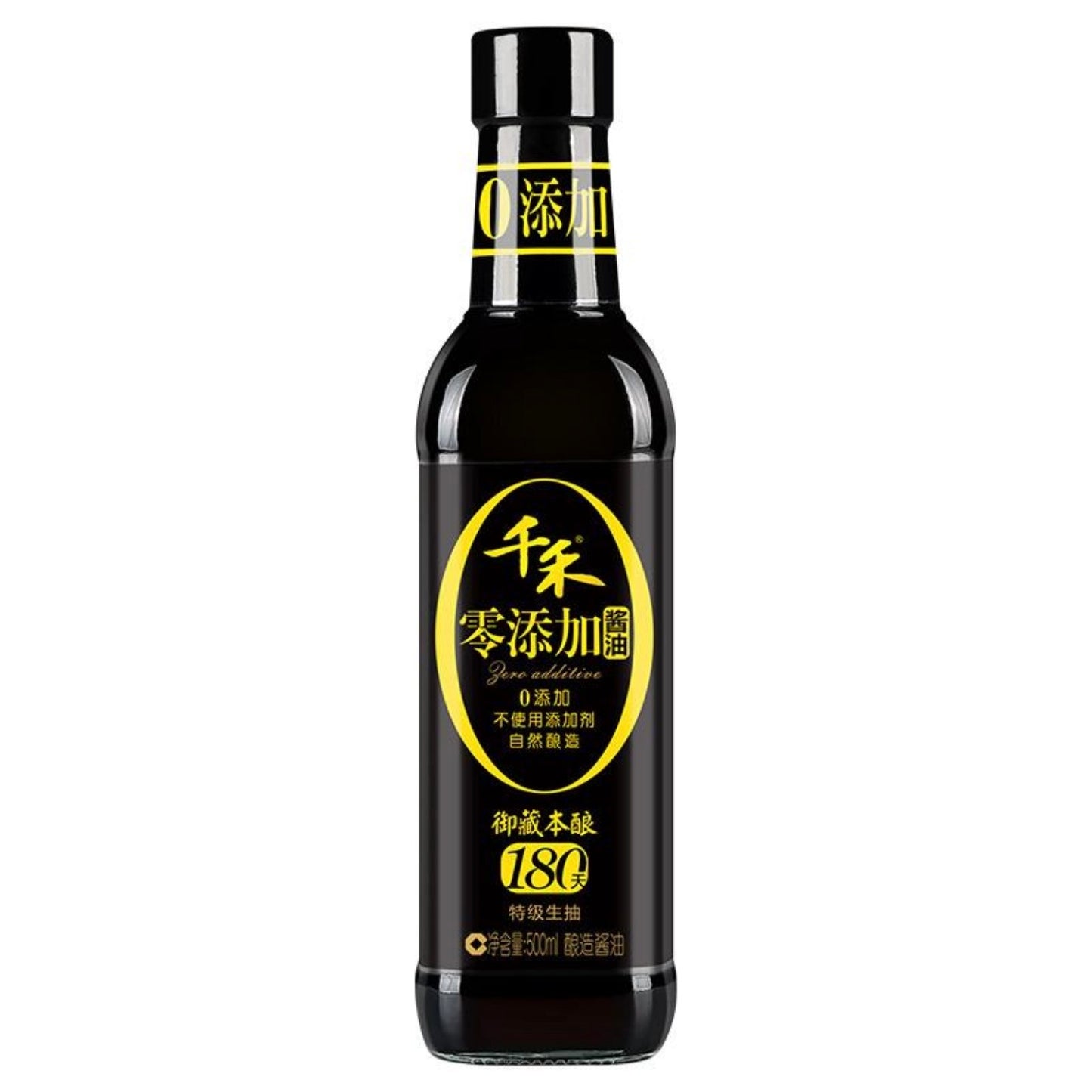 千禾 零添加酱油 御藏本酿180天 500ml