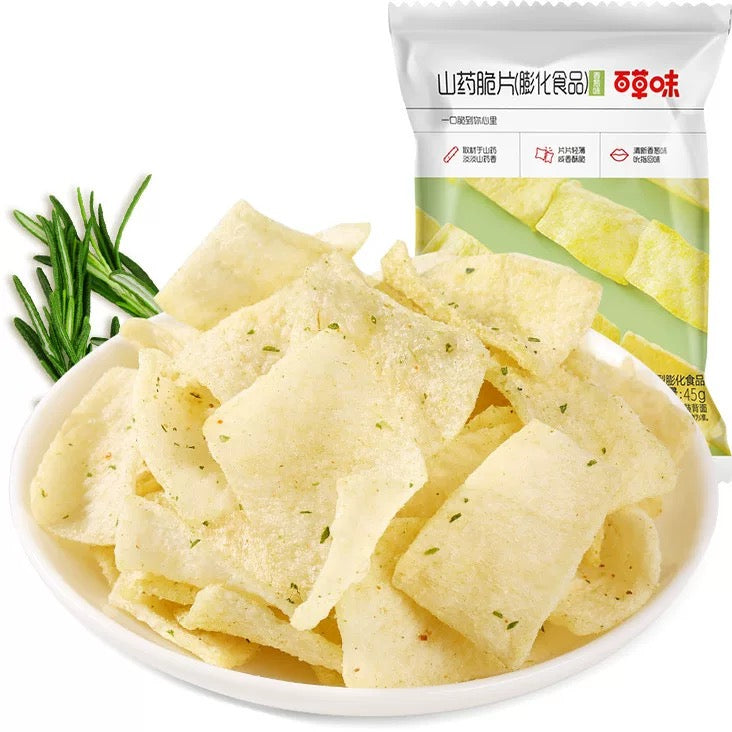 百草味山药脆片(香葱味) 45g