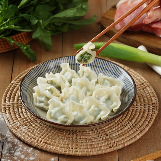 Sanquan Mushroom and Vegetable Dumplings 450g