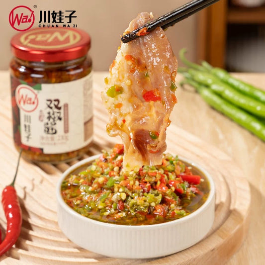 Sichuan Wazi Doppel-Pfeffersauce 230g