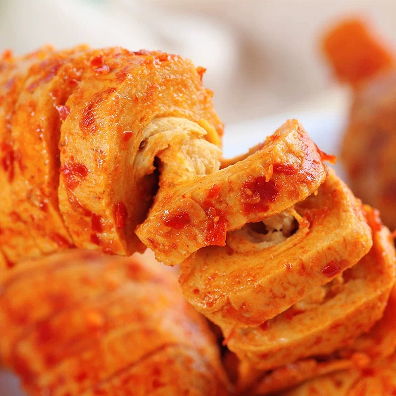 周黑鸭周小伴系列 面筋卷 孜香烧烤味 160g(买1送1)