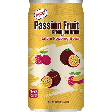 RICO Passion Fruit Green Tea 340ml