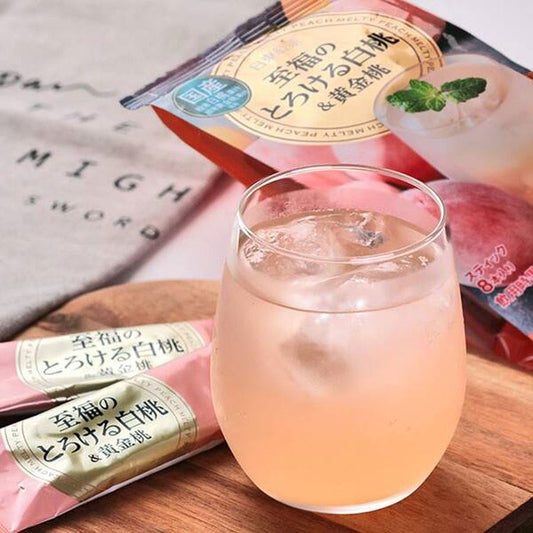 Nitto Black Tea Instant Juice White Peach & Golden Peach Flavor
8pcs 11g