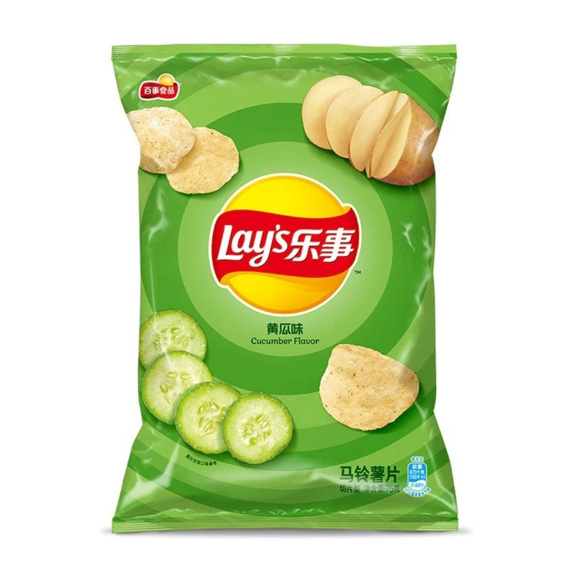 Lay's Kartoffelchips mit Gurkengeschmack, 70 g