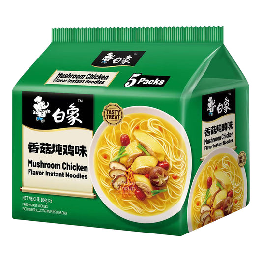 白象 经典香菇炖鸡面 104g*五连包