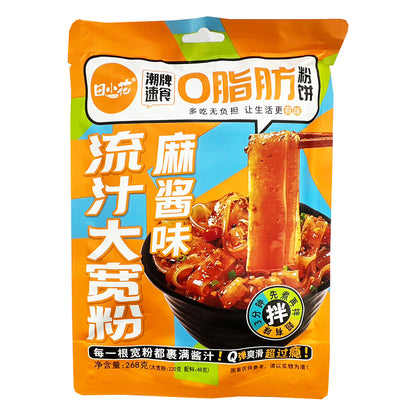 Tian Xiaohua Red Oil Wide Noodles Sesame Sauce Flavor 268g
