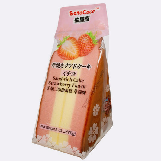佐藤屋 手烧三明治蛋糕草莓味 100g