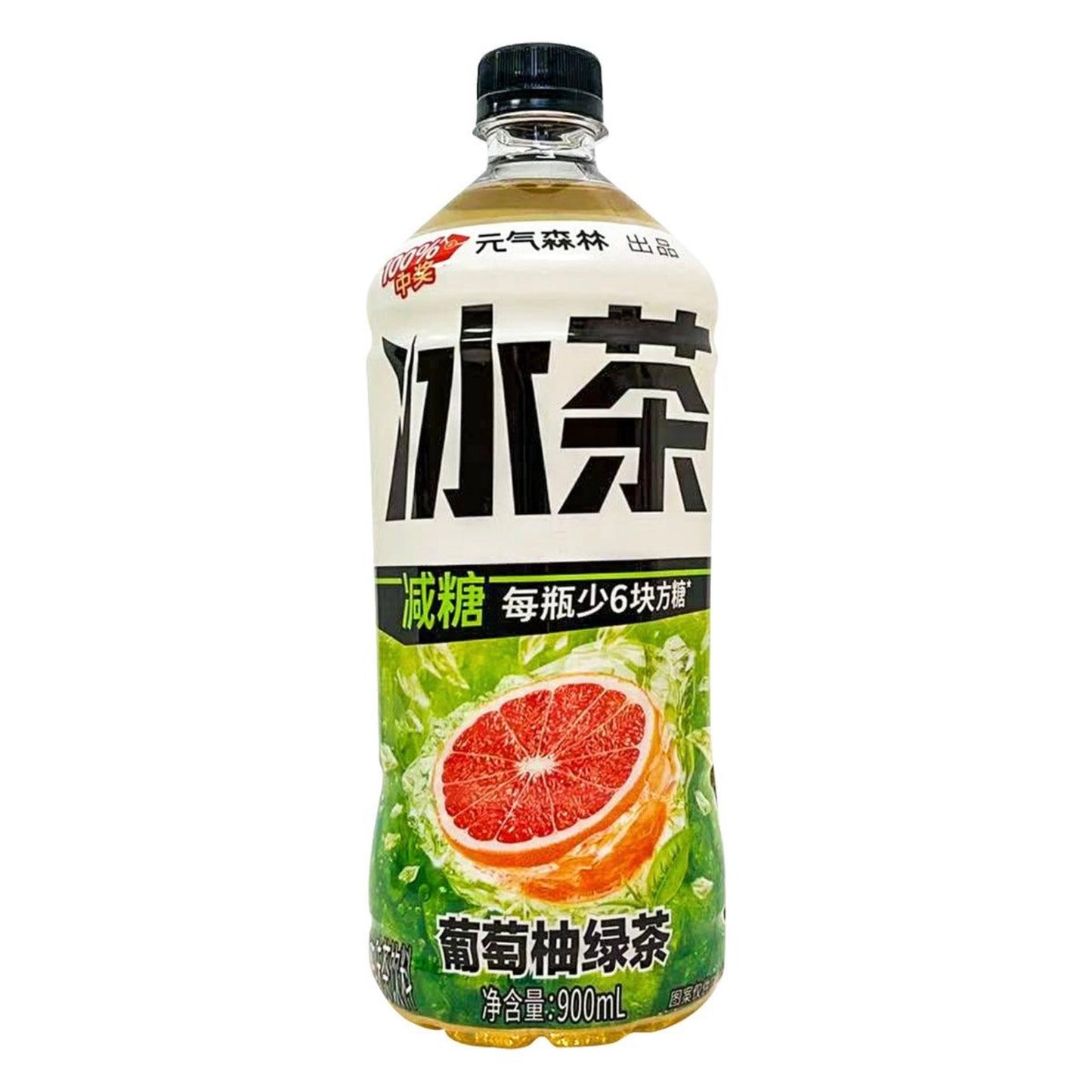 元气森林 葡萄柚冰绿茶 900ml