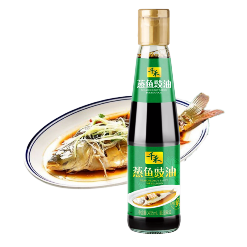 千禾 蒸鱼豉油 酿造酱油 435ml