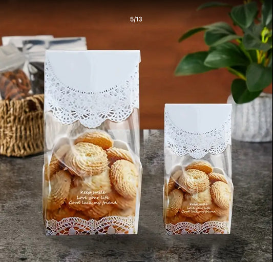 透明蕾丝花边 包装袋 大号 顺带一个 总会用得上