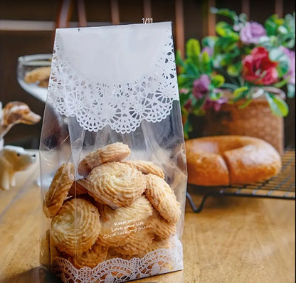 透明蕾丝花边 包装袋 大号 顺带一个 总会用得上