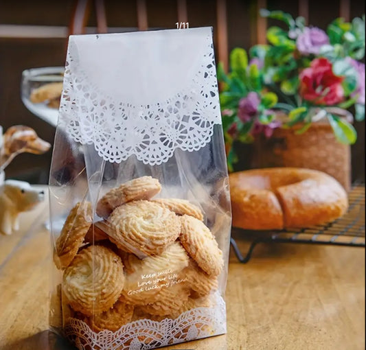 透明蕾丝花边 包装袋 大号 顺带一个 总会用得上