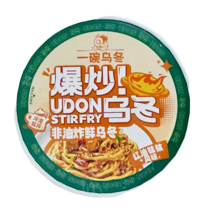 一碗乌冬 爆炒乌冬 红油钵钵 252g 桶装