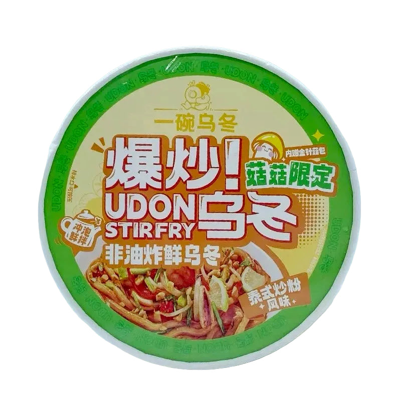 一碗乌冬 爆炒乌冬 泰式炒粉 288g 桶装
