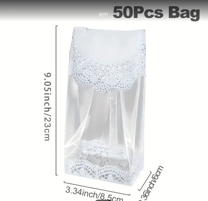 透明蕾丝花边 包装袋 大号 顺带一个 总会用得上