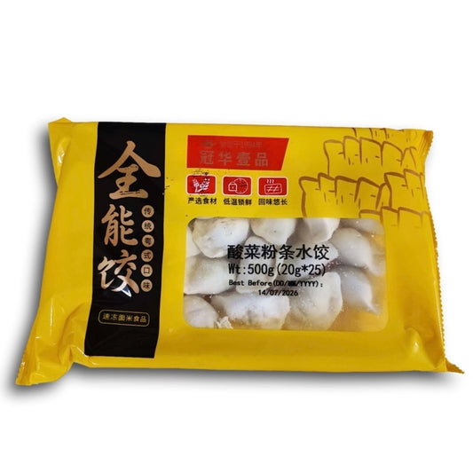冠华 酸菜粉条水饺 500g