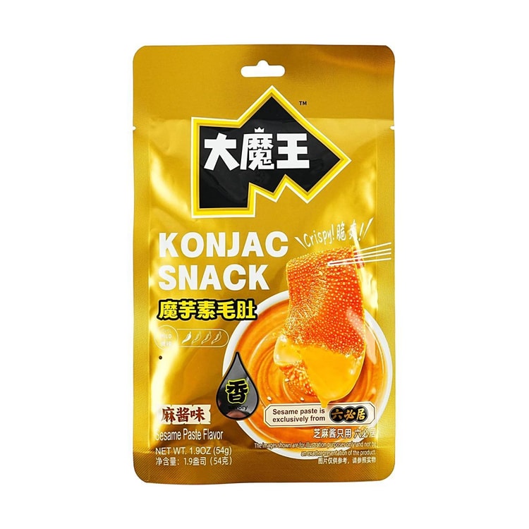 盐津铺子 魔芋素毛肚 麻酱味54g（内含6小包）