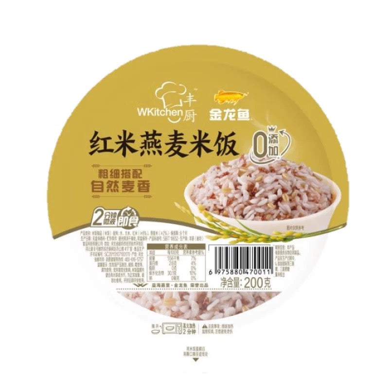 A金龙鱼 丰厨红米燕麦米饭 200g
