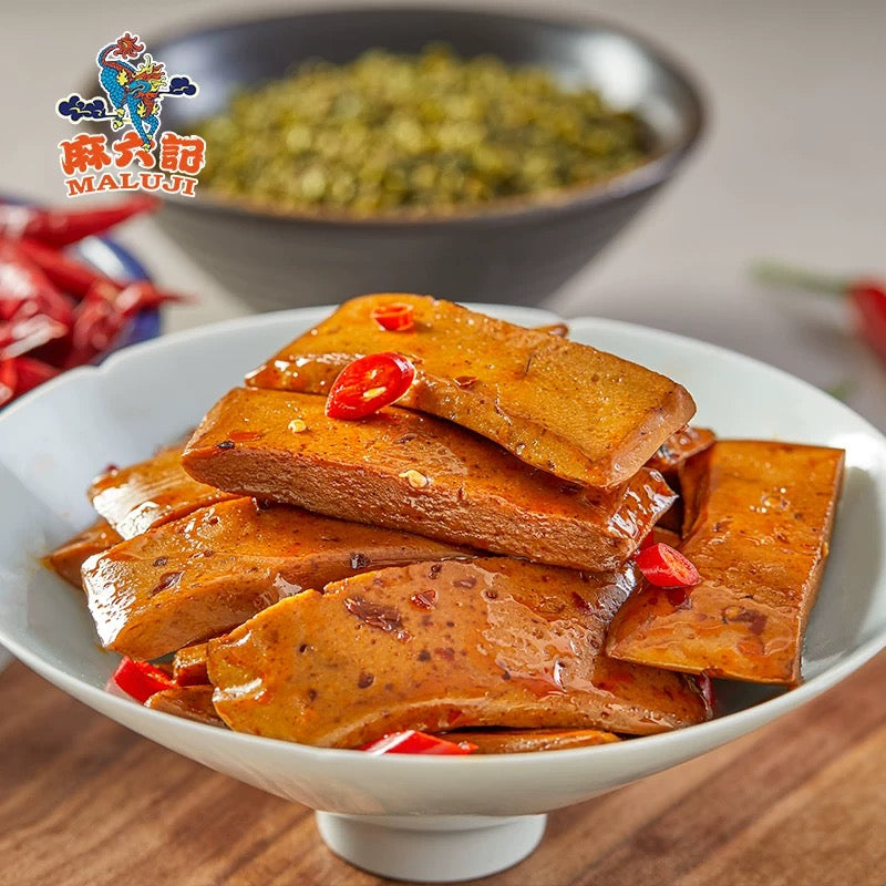 麻六记 手磨豆干 麻辣味 240g（内含10小包）