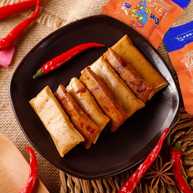 麻六记 手磨豆干 麻辣味 240g（内含10小包）