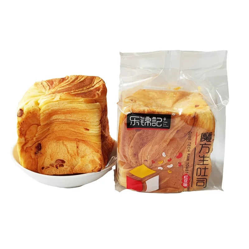 乐锦记 魔方吐司 红豆味 80g
