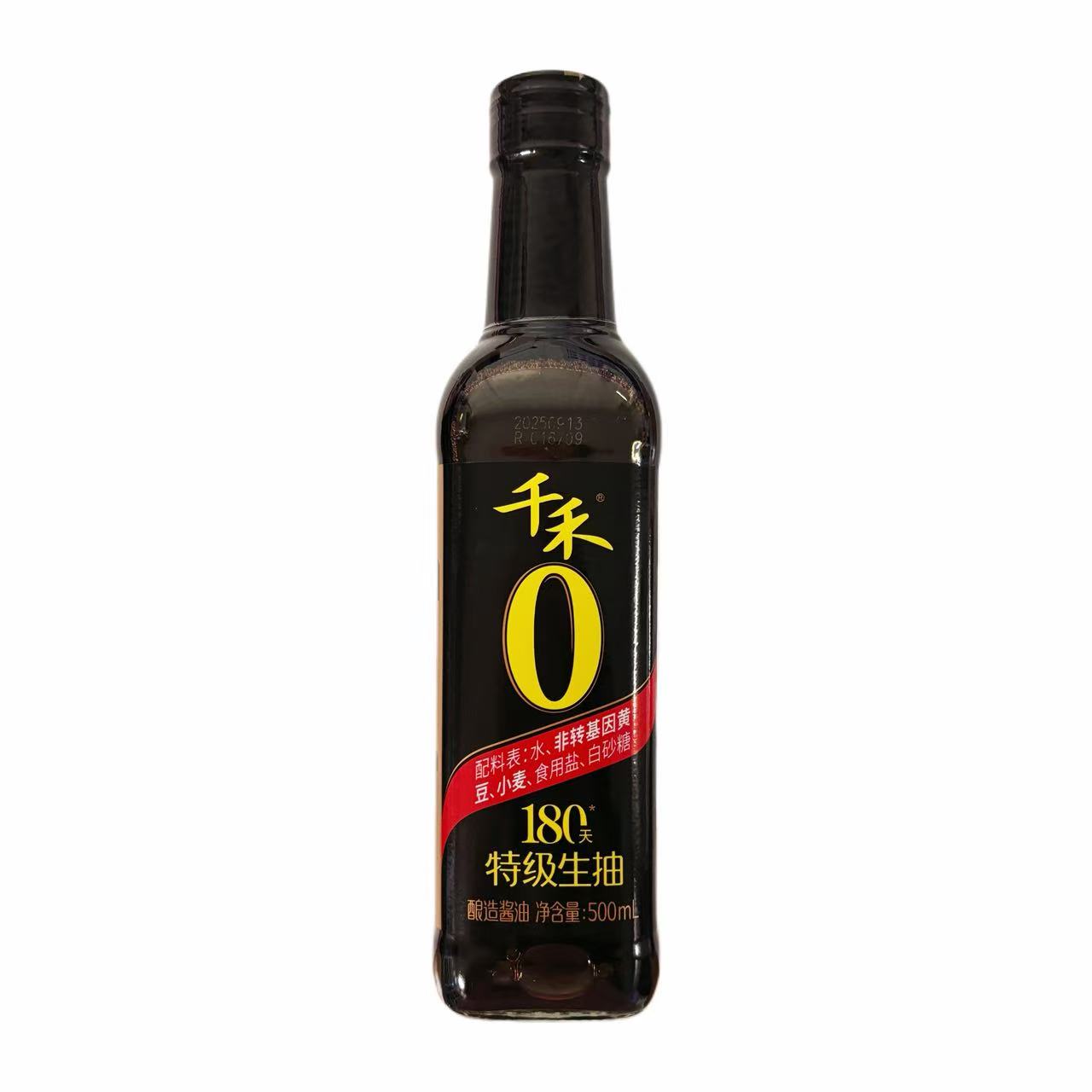 千禾 零添加 180天 特级生抽 500ml