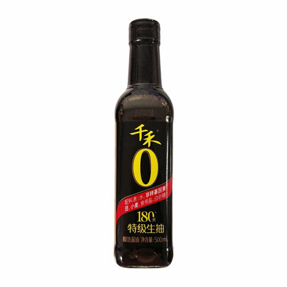 千禾 零添加 180天 特级生抽 500ml