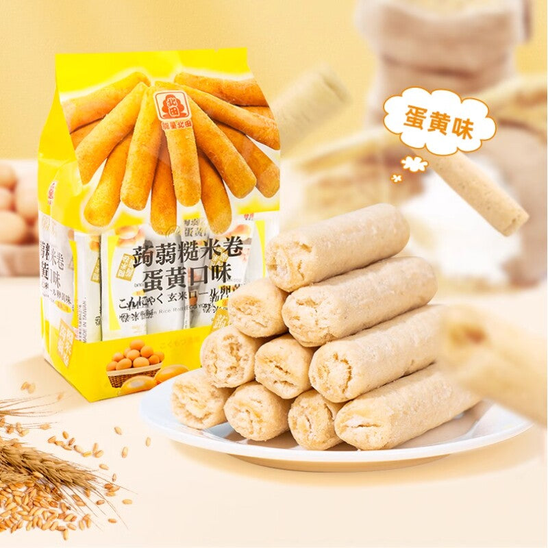 北田 糙米卷 蛋黄味 160g