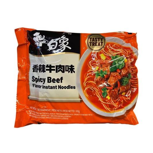 白象 经典香辣牛肉面 102g 单包