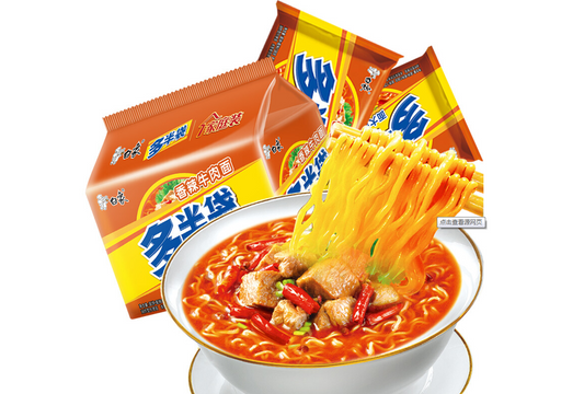 白象 多半袋 香辣牛肉面 115g*5（每人限购2包）