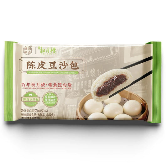 松月楼 陈皮豆沙包360g