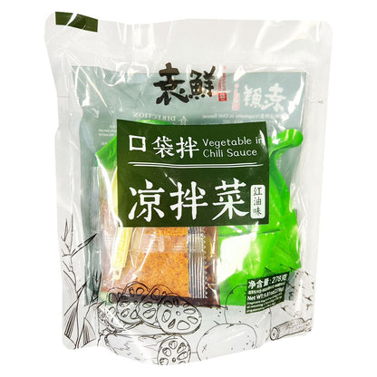 袁鲜 口袋拌菜 红油味 278g