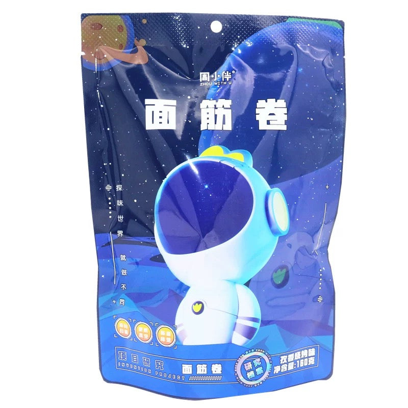 周黑鸭周小伴系列 面筋卷 孜香烧烤味 160g（买1送1）