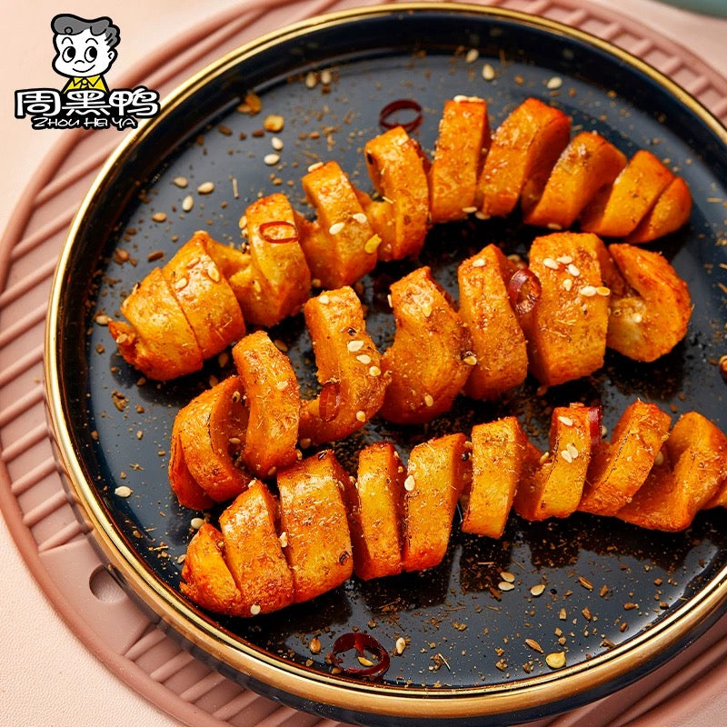 周黑鸭周小伴系列 面筋卷 孜香烧烤味 160g（买1送1）