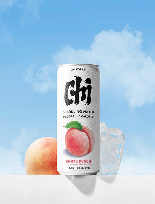Yuanqi Forest White Peach Sparkling Water 330ml