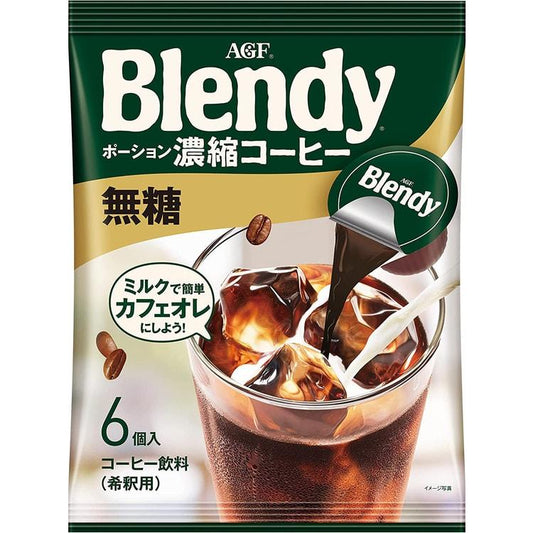AGF Blendy 浓缩咖啡液 无糖 6pcs 108g