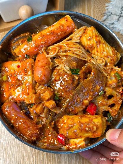 Dodo Hot Pot Fischbällchen, Fischtofu, Meeresfrüchtemischung 300g (Achtung: Auftauen, Vorsicht beim Kauf)